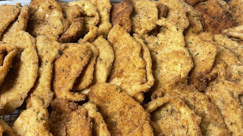 Fresh chicken Milanese from Carmine's