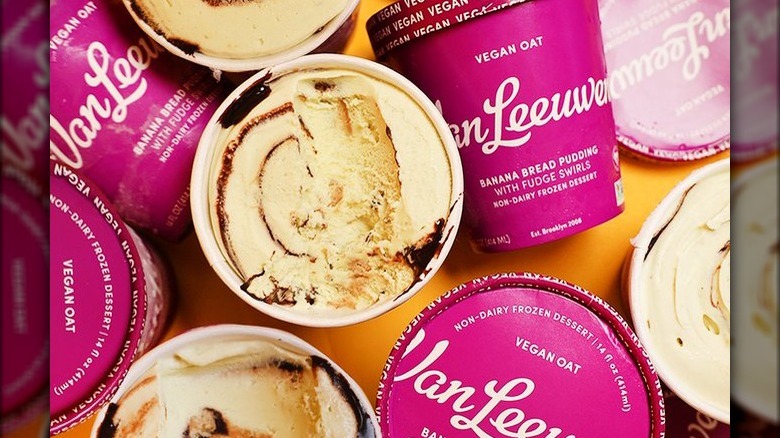 Van Leeuwen Banana Bread Pudding cartons