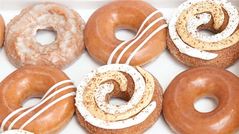 Krispy Kreme pumpkin spice doughnuts