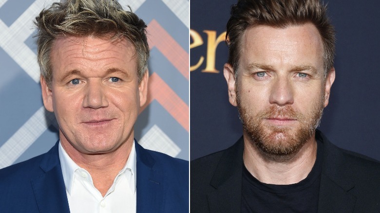 Gordon Ramsay and Ewan McGregor