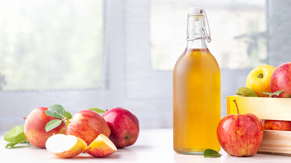 Bottle of apple cider vinegar