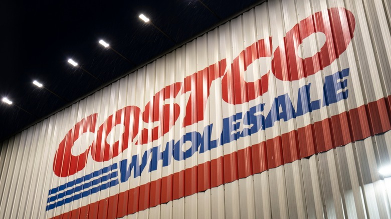 Costco sign on warehouse