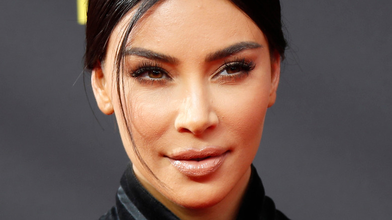 Close-up of Kim Kardashian