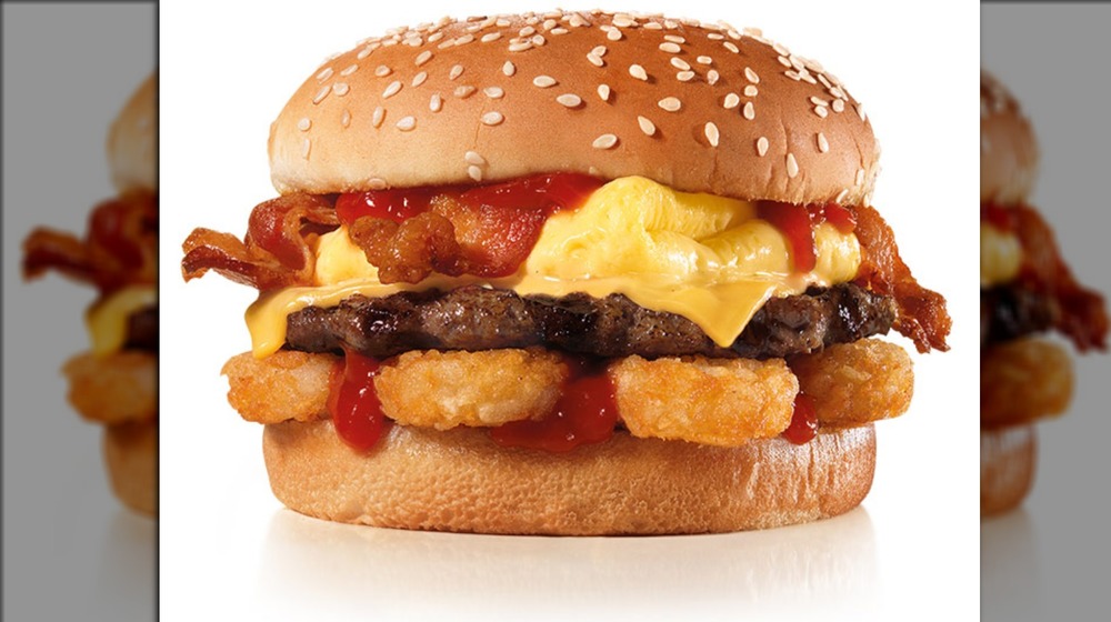 Carl's Jr. breakfast burger