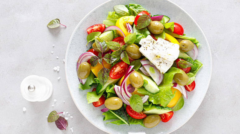 Salad in bowl