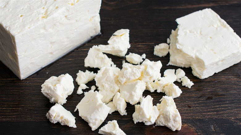 crumbled feta cheese 