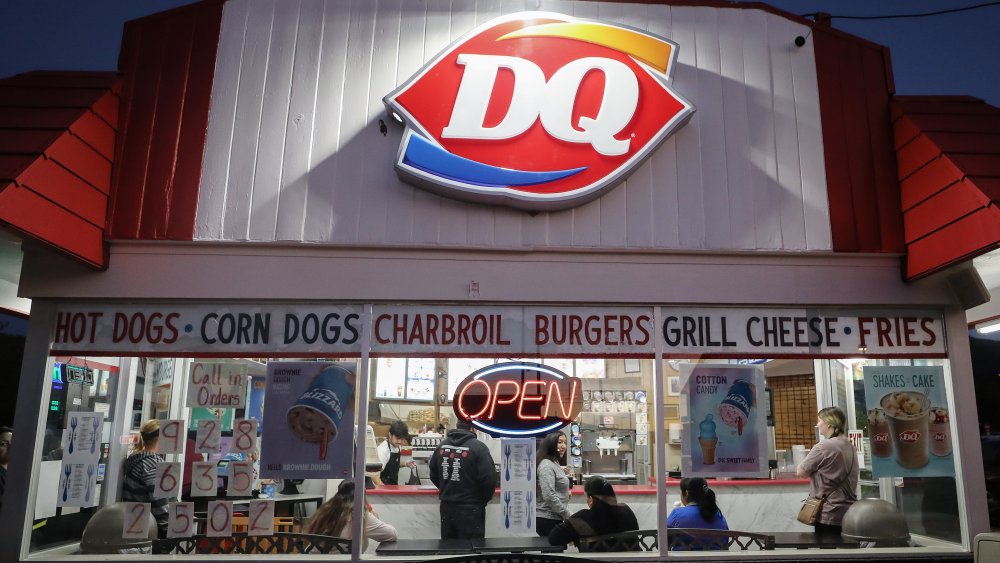 Traditional Dairy Queen restaurant