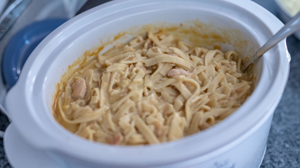 Pasta in the slow cooker