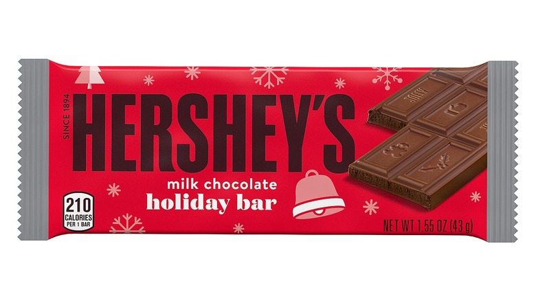 Hershey's milk chocolate holiday bar