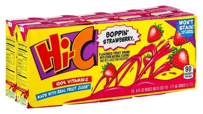 strawberry juice box