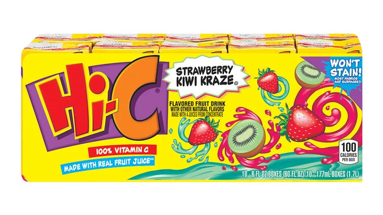 strawberry kiwi juice box