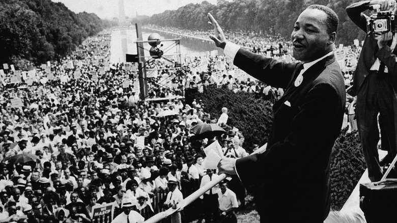 Martin Luther King speaking in D.C.