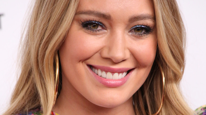 Hilary Duff smiling