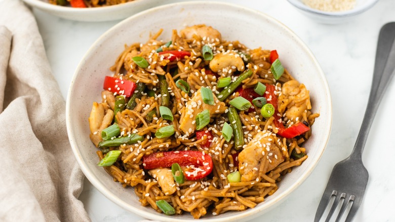 Hoisin Chicken with Noodles