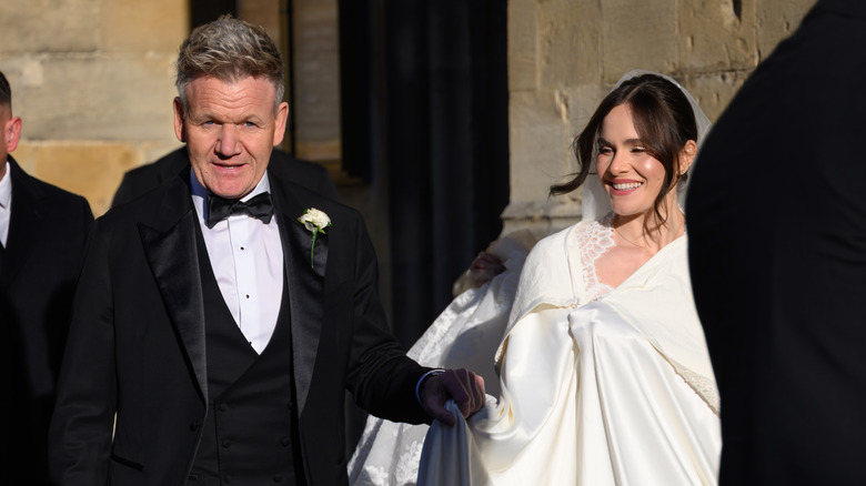 Gordon Ramsay with Daughter Holly Ramsay-Peaty at her wedding