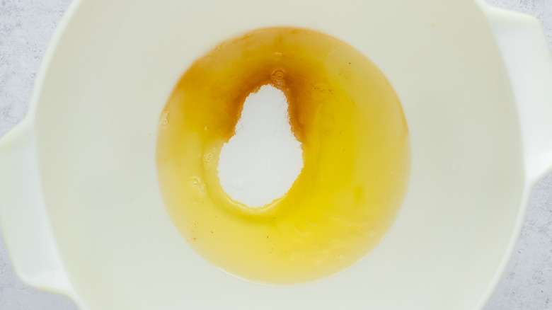 egg whites with sugar