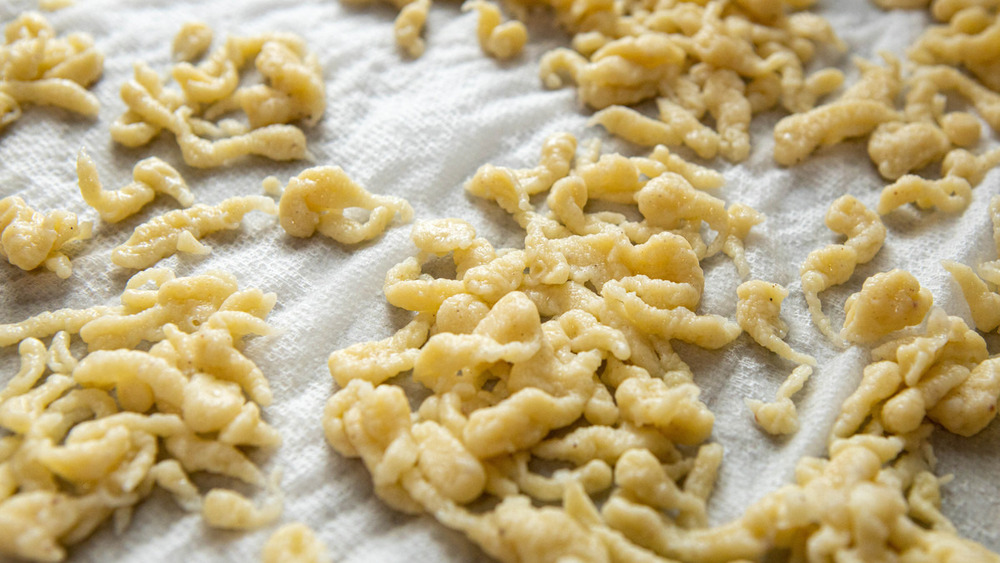 extra homemade spaetzle
