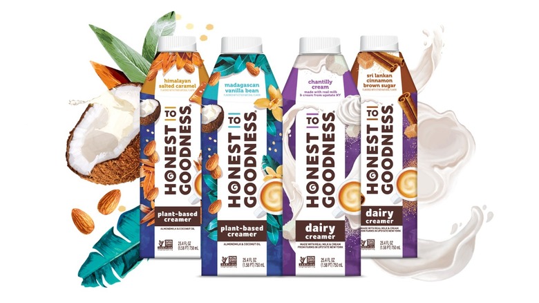 Honest to Goodness plant-based and dairy creamers