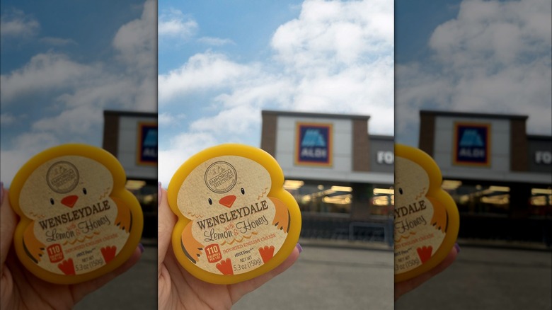 Cheese in front of Aldi
