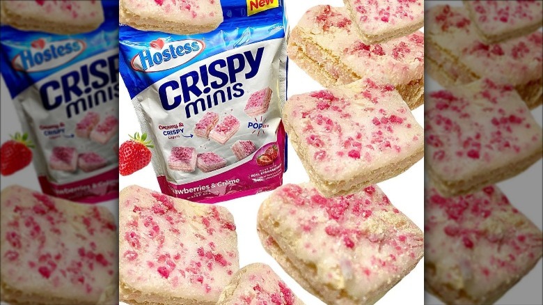 Hostess Crispy Minis Strawberry Flavor
