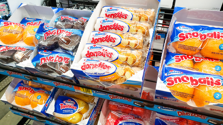 Several varieties of Hostess products