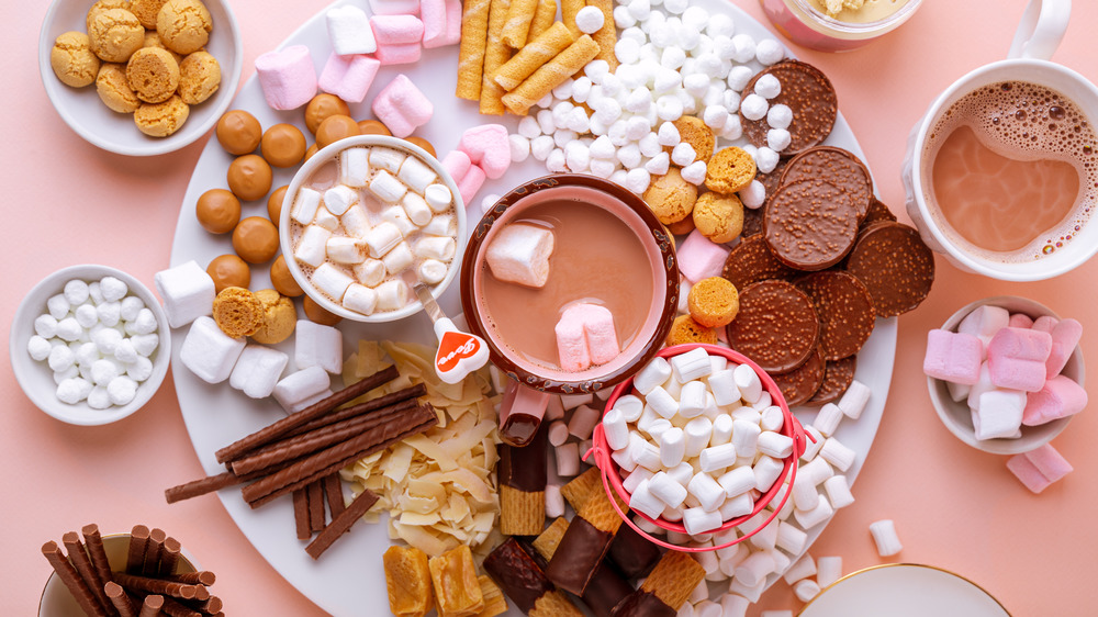 Hot cocoa charcuterie board