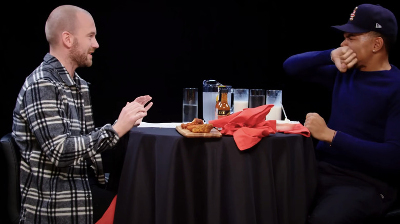 Chance the Rapper and Sean Evans on Hot Ones