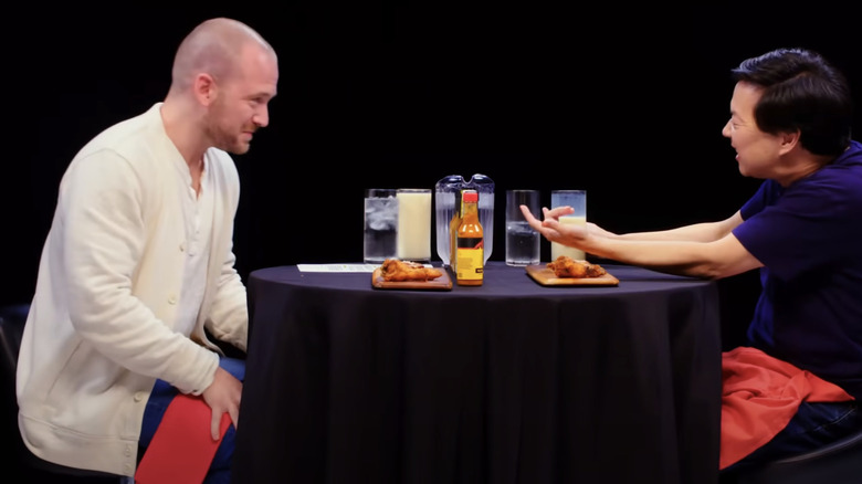 Sean Evans and Ken Jeong on Hot Ones