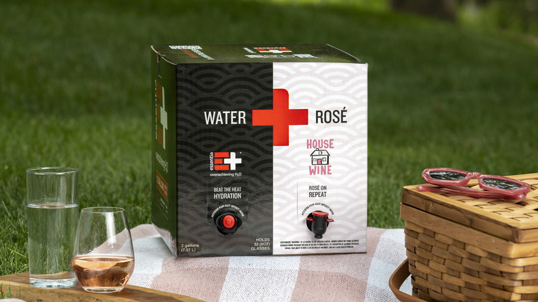 House Wine Essentia Water Combo Box