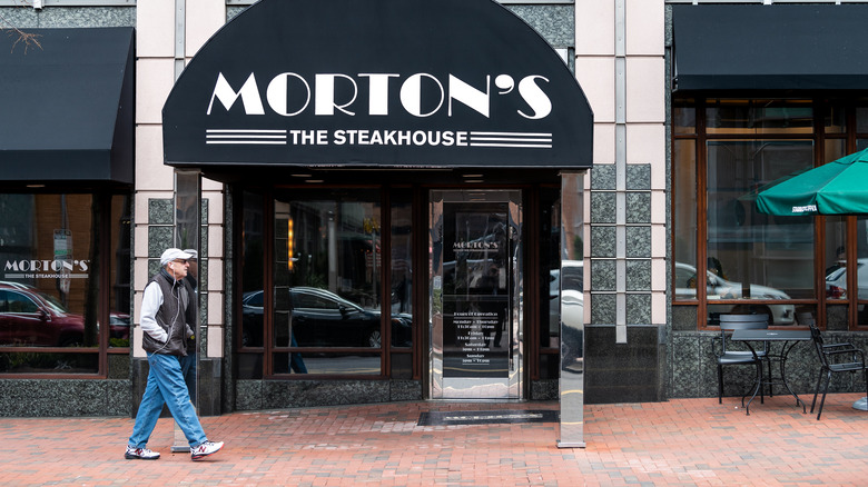 Morton's steakhouse front