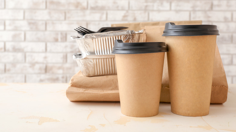 coffee and food delivered