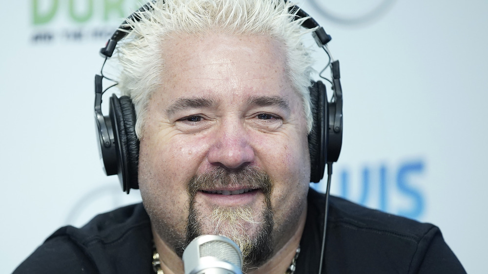 Guy Fieri with headphones