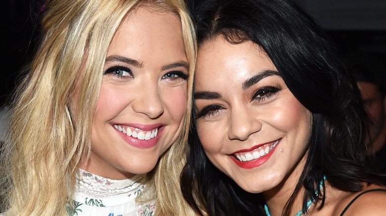 Ashley Benson and Vanessa Hudgens smiling 