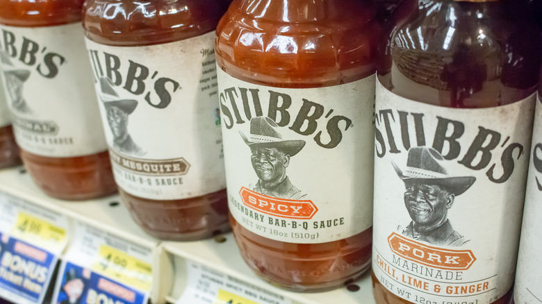 bottles of Stubb's bbq sauce