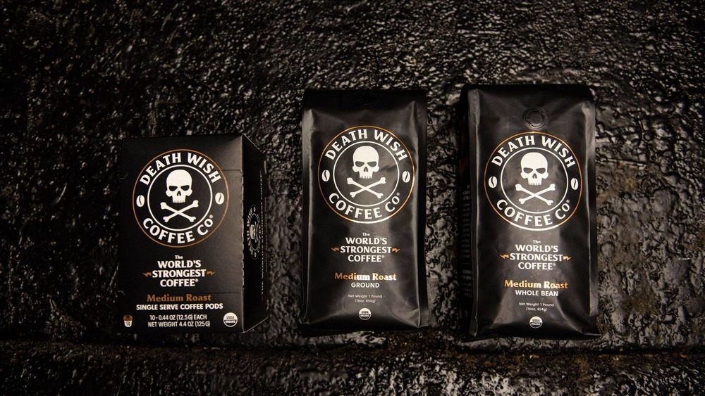 Bags of Death Wish Coffee