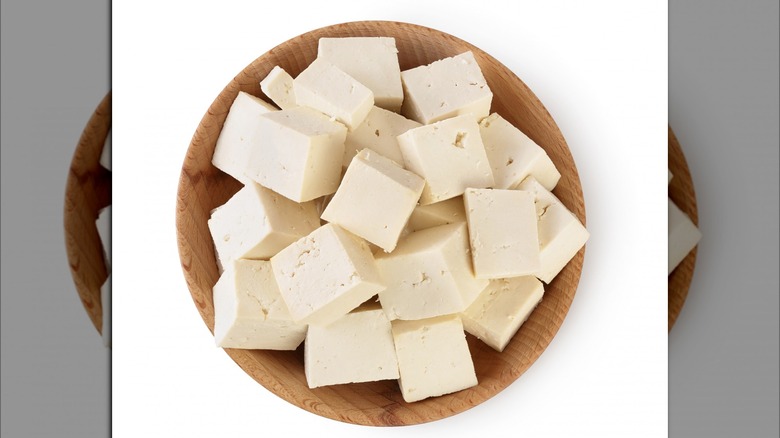 Tofu in a bowl