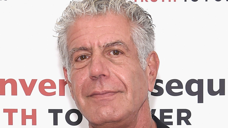 Anthony Bourdain close-up