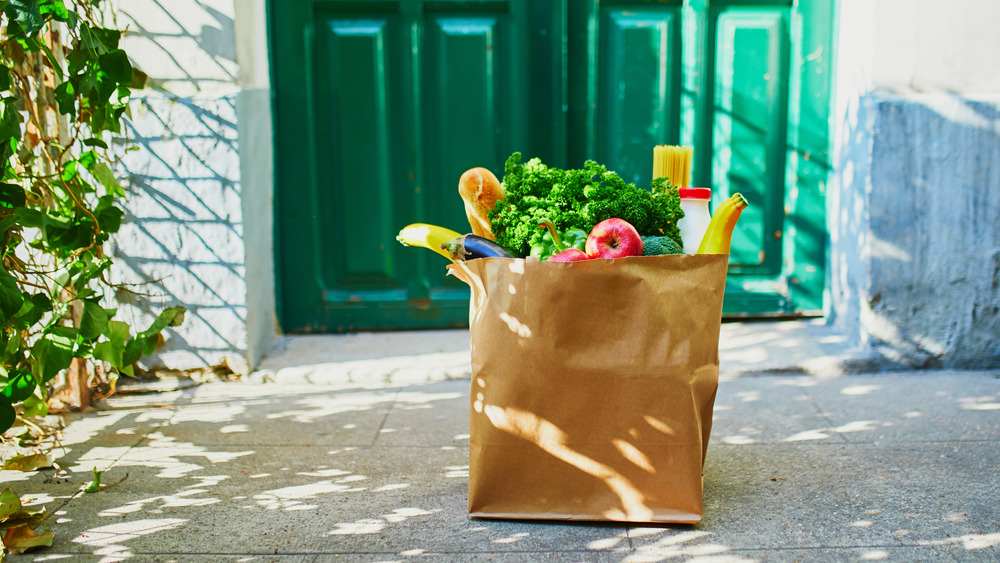 Groceries delivered during COVID-19