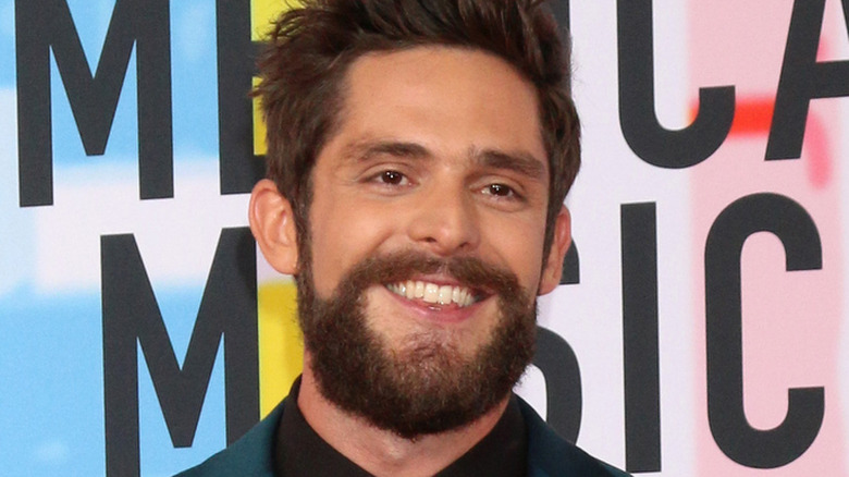 Thomas Rhett smiling