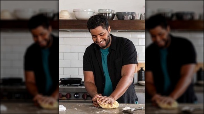Bryan Ford kneading bread