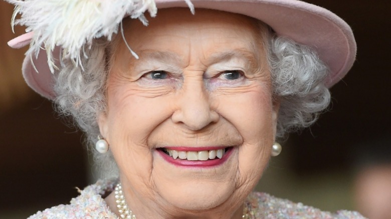 Queen Elizabeth smiling