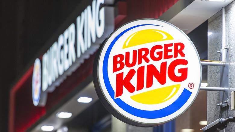 Burger King sign