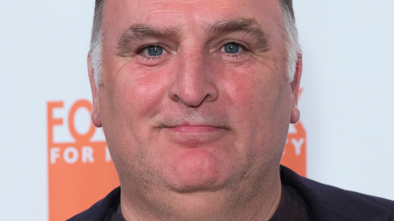 José Andrés smirking