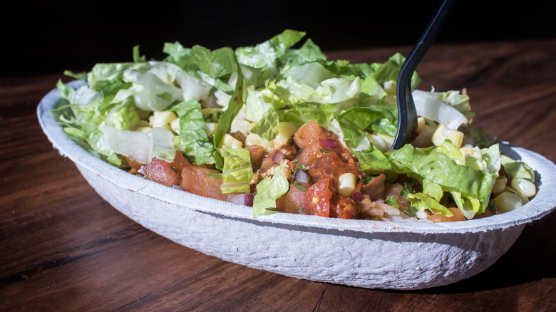 Chipotle burrito bowl