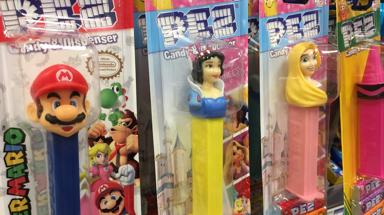 PEZ dispensers in a store