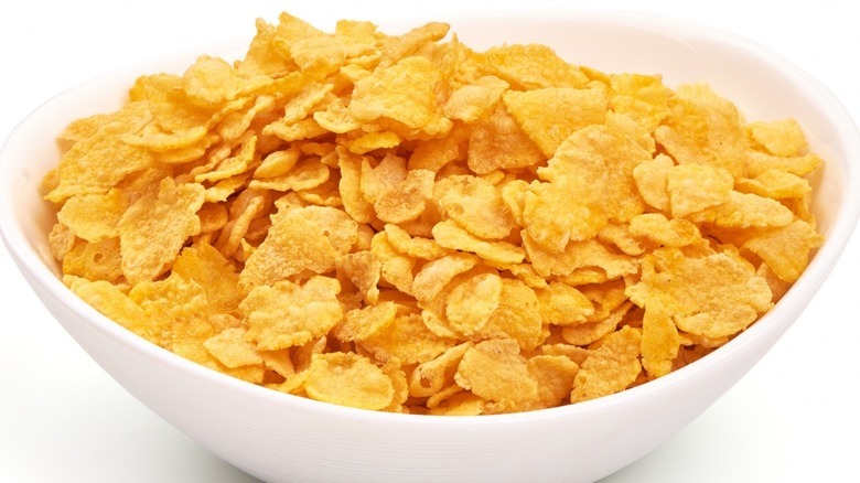 Bowl of cornflakes