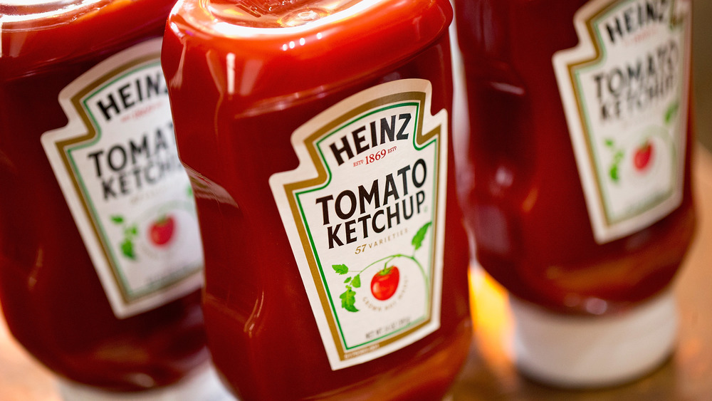 Heinz touchless ketchup dispenser
