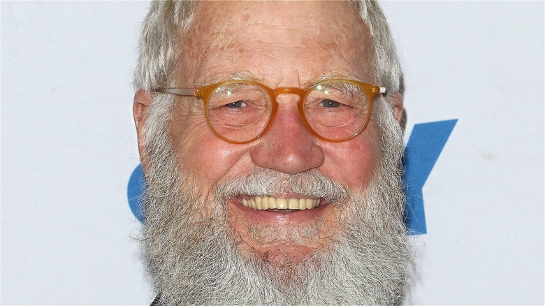 david letterman smiling