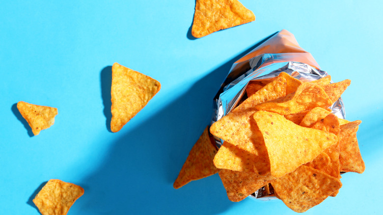 Doritos chips in bag