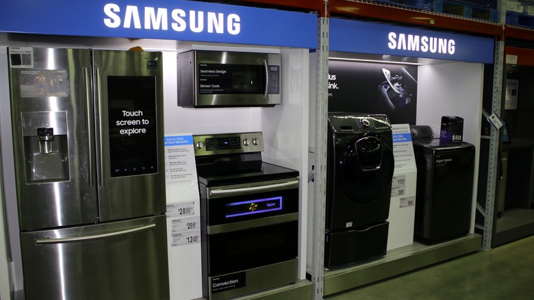 Samsung kitchen appliances at Sam's Club